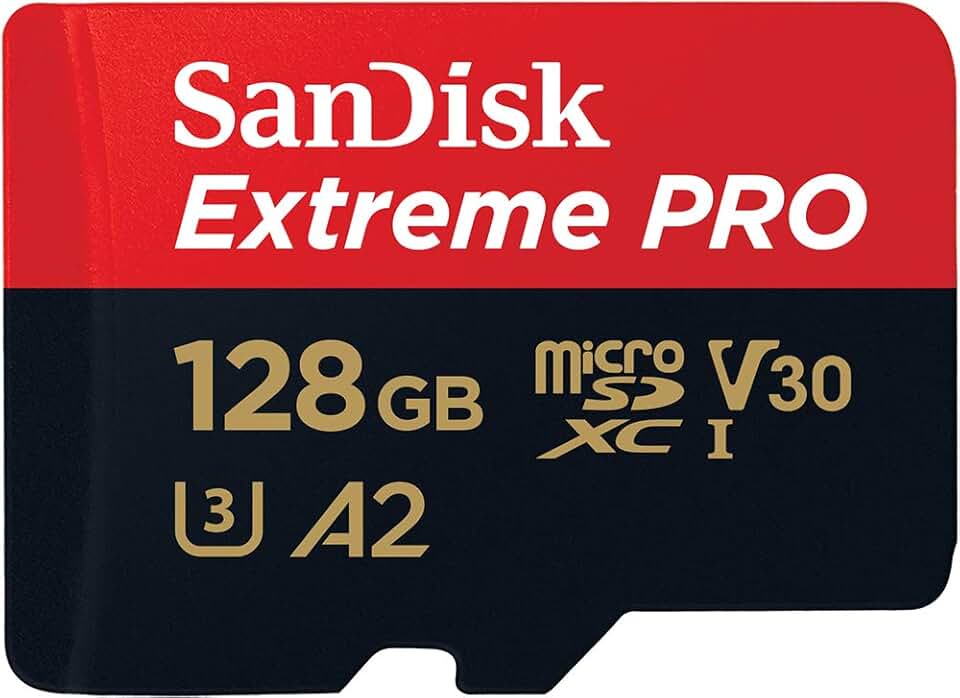 SanDisk - Extreme PRO microSDXC 128Go - 200Mo/s, A2, UHS-I, V30