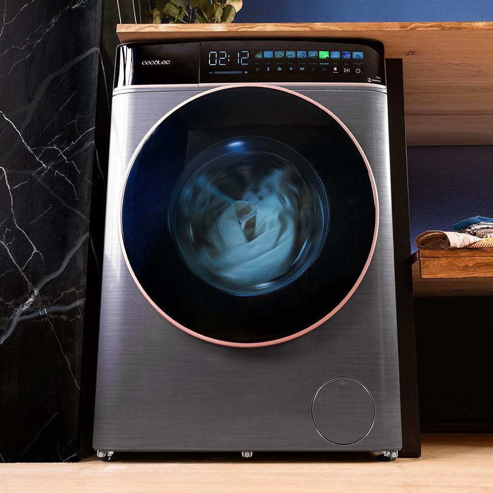 Cecotec - Bolero DressCode 9900 - 9kg, 1400tr/min, Autodose, écran 10,3