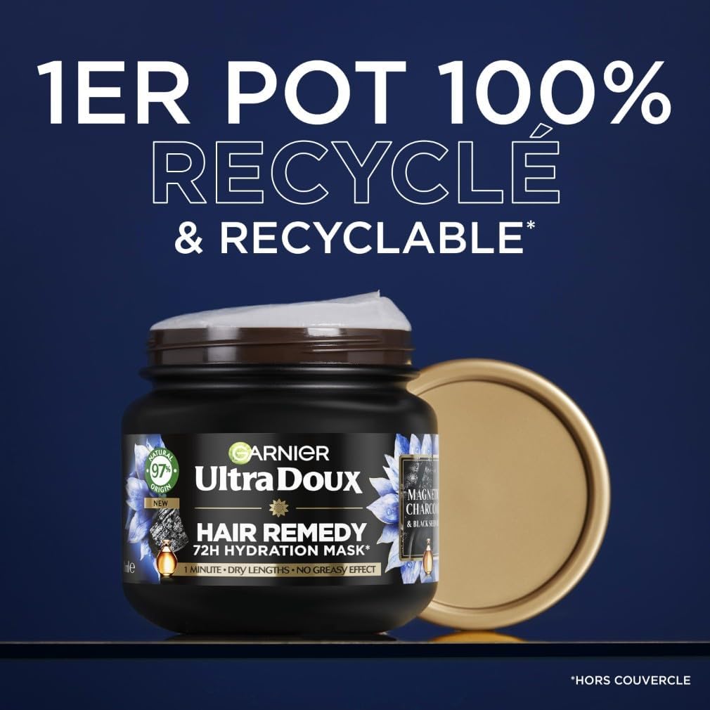 Garnier - Ultra Doux Routine Charbon Nigelle - soin cheveux gras