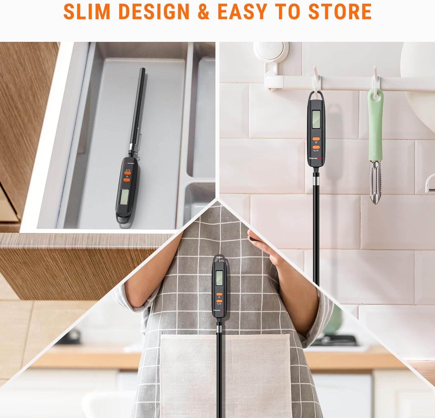 ThermoPro - TP516 - Sonde 12cm - LCD, lecture instantanée, cuisson