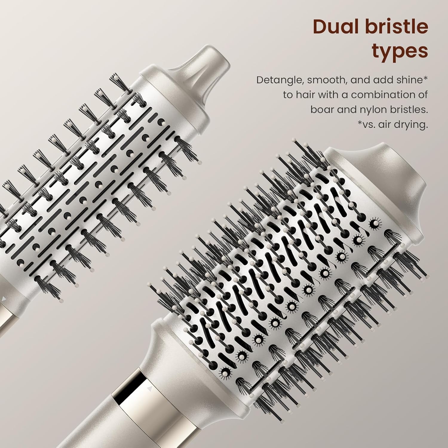 MESCOMB - Air Styler 5 en 1 - brosse chauffante, sèche-cheveux, style polyvalent, protection thermique