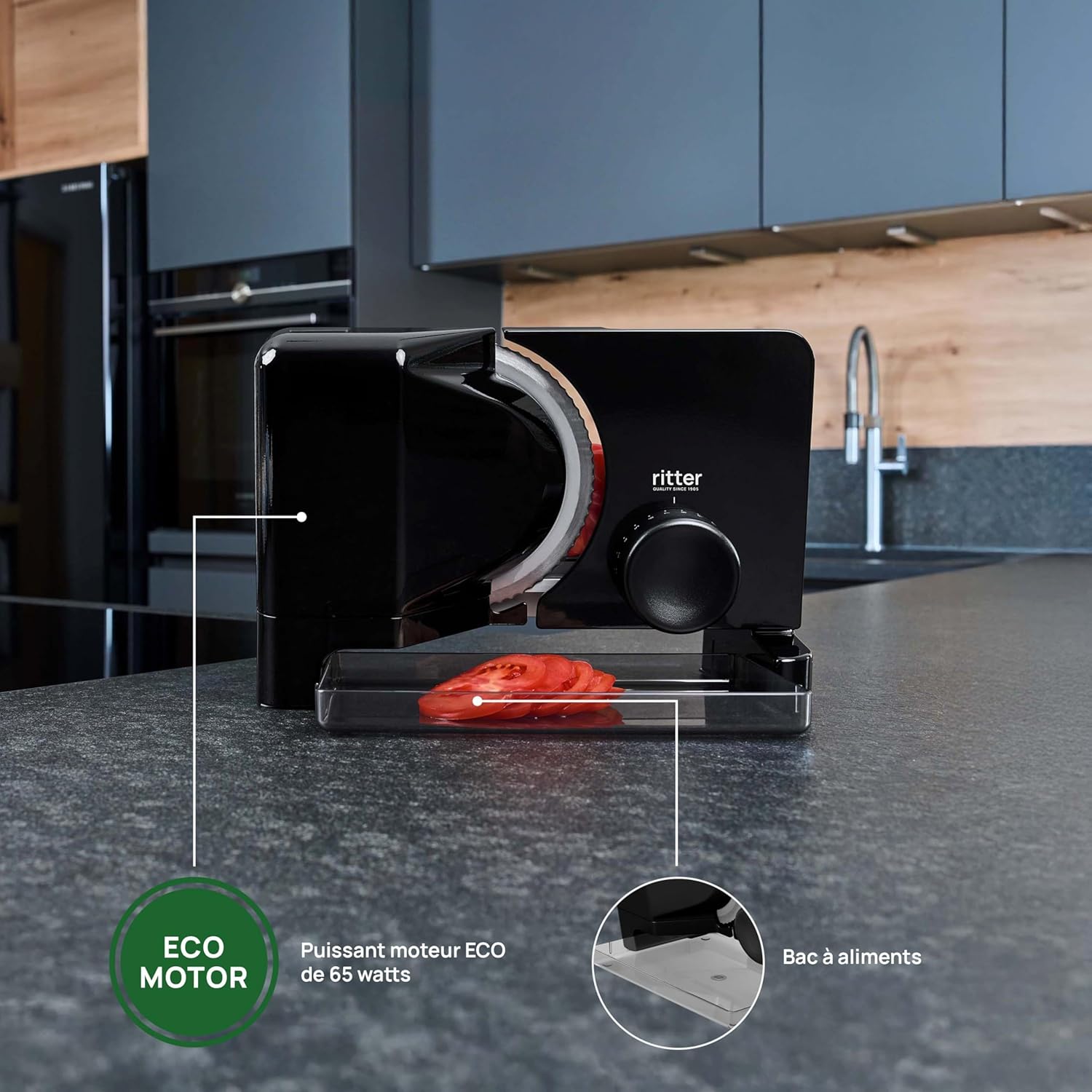 Ritter - trancheuse E16 duo plus - compacte - moteur ECO, fabrication allemande