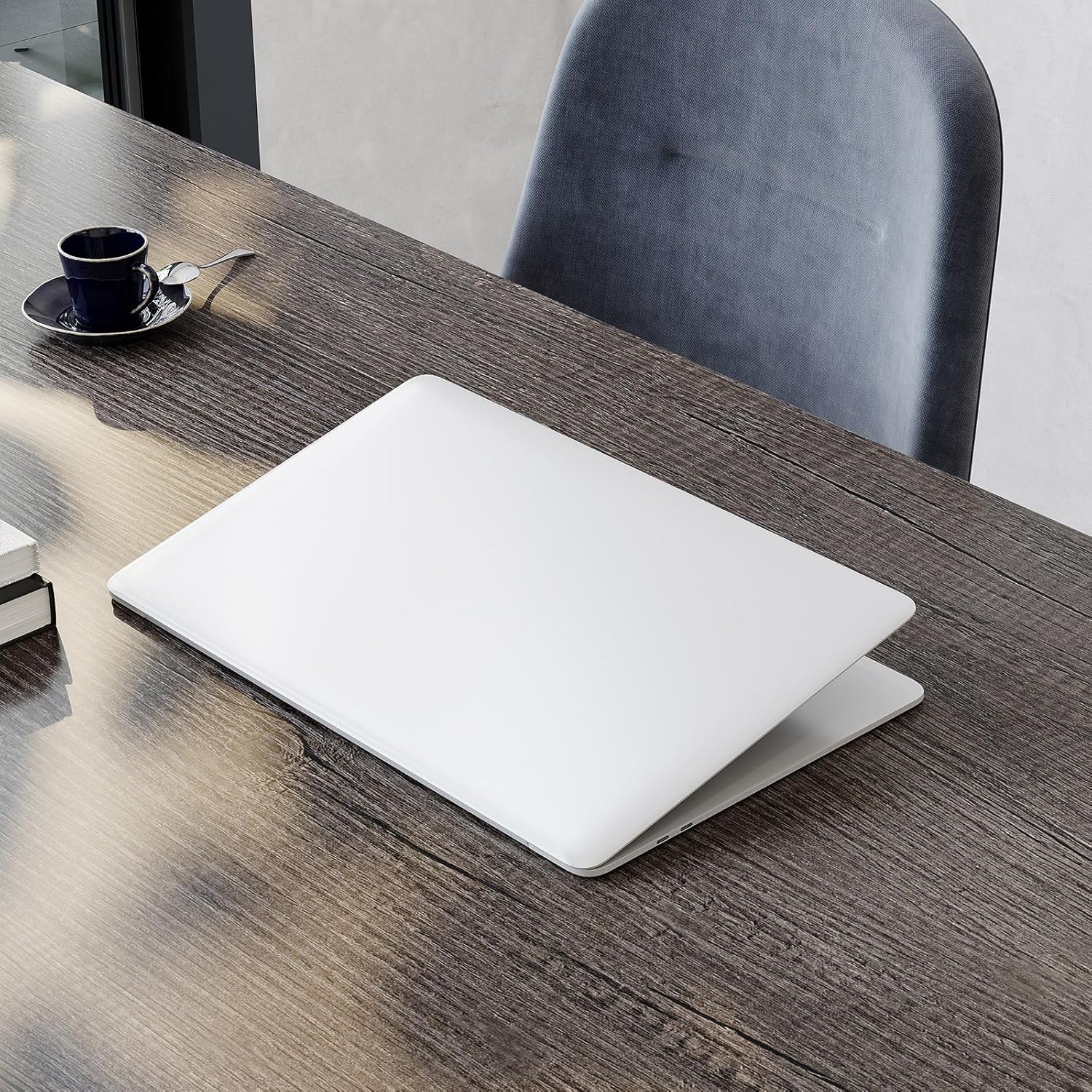 ODK - bureau d'ordinateur compact - 80x40cm - table d'étude grise