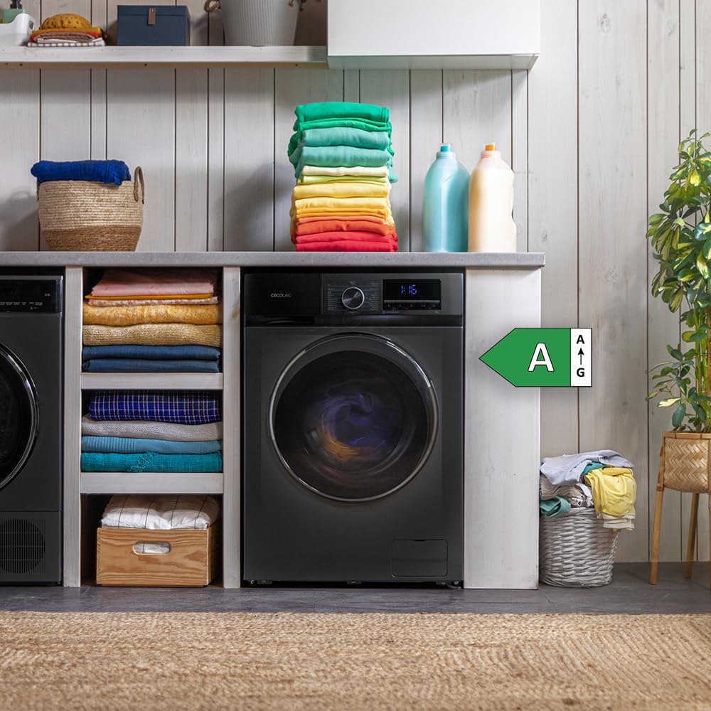 Cecotec - Bolero Dresscode 10500 - 10 kg, 1400 tr/min, Inverter, 16 programmes