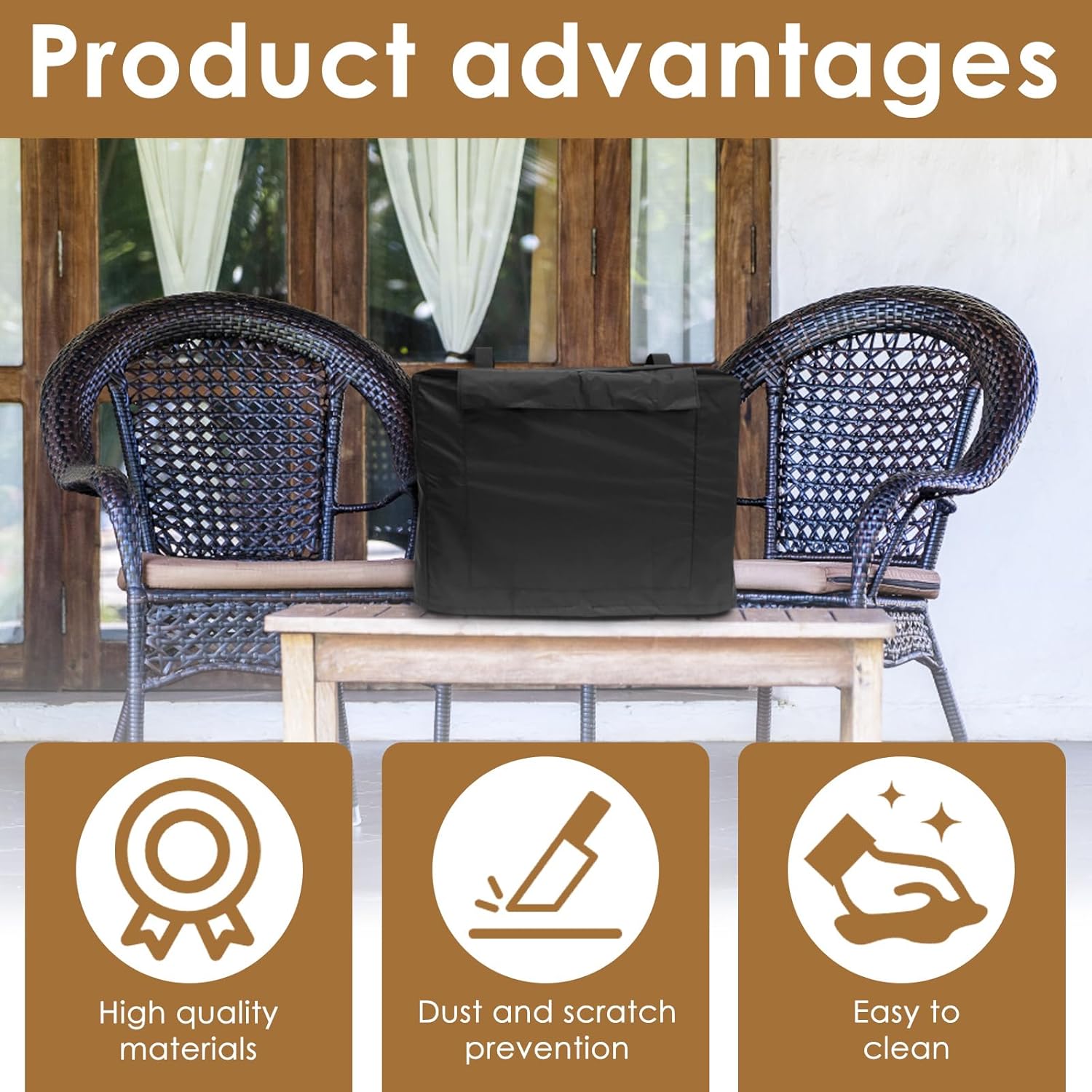 Housse de trancheuse universelle - 54,6x45,7x45 cm - Oxford 420D étanche et résistante