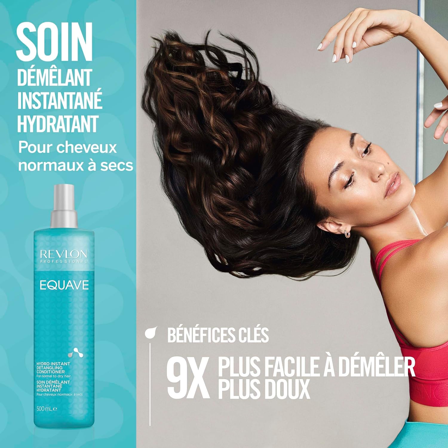 Revlon - Equave Spray Hydronutritif Cheveux Secs - 200ml - Soin démêlant sans rinçage