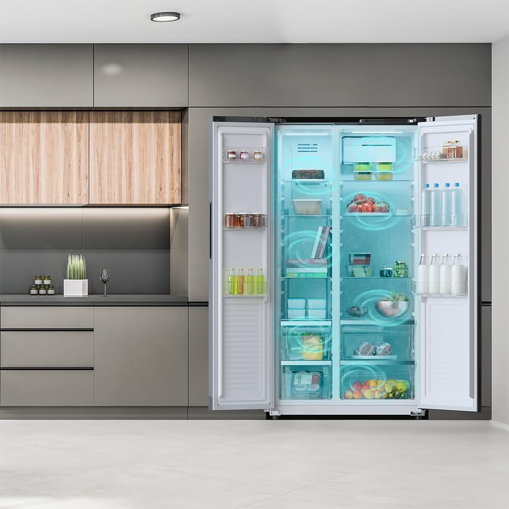 Cecotec - Bolero CoolMarket SBS 550 - 177x90 cm - 550L, No Frost, Inverter Plus