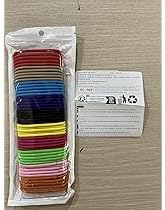 Bandes élastiques cheveux - 4mm - 50pcs, multicolore, femme & fille
