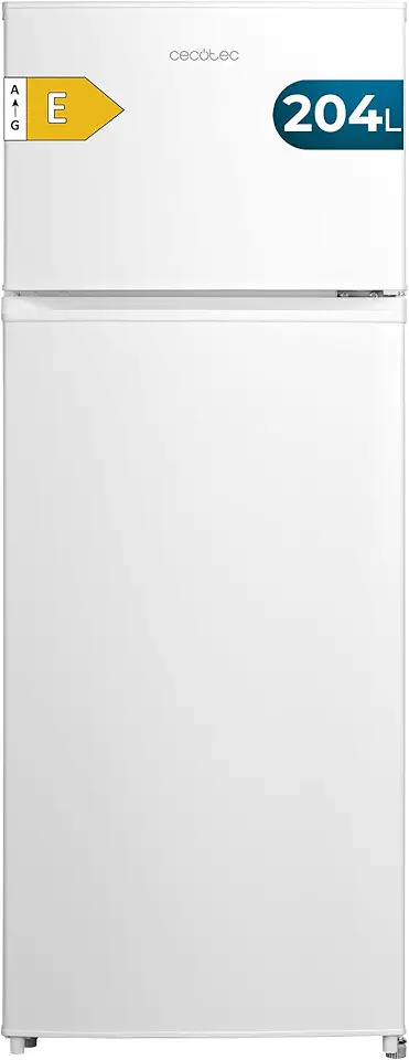 Cecotec - Bolero CoolMarket 204L, 143x55cm, LED, Inverter, blanc