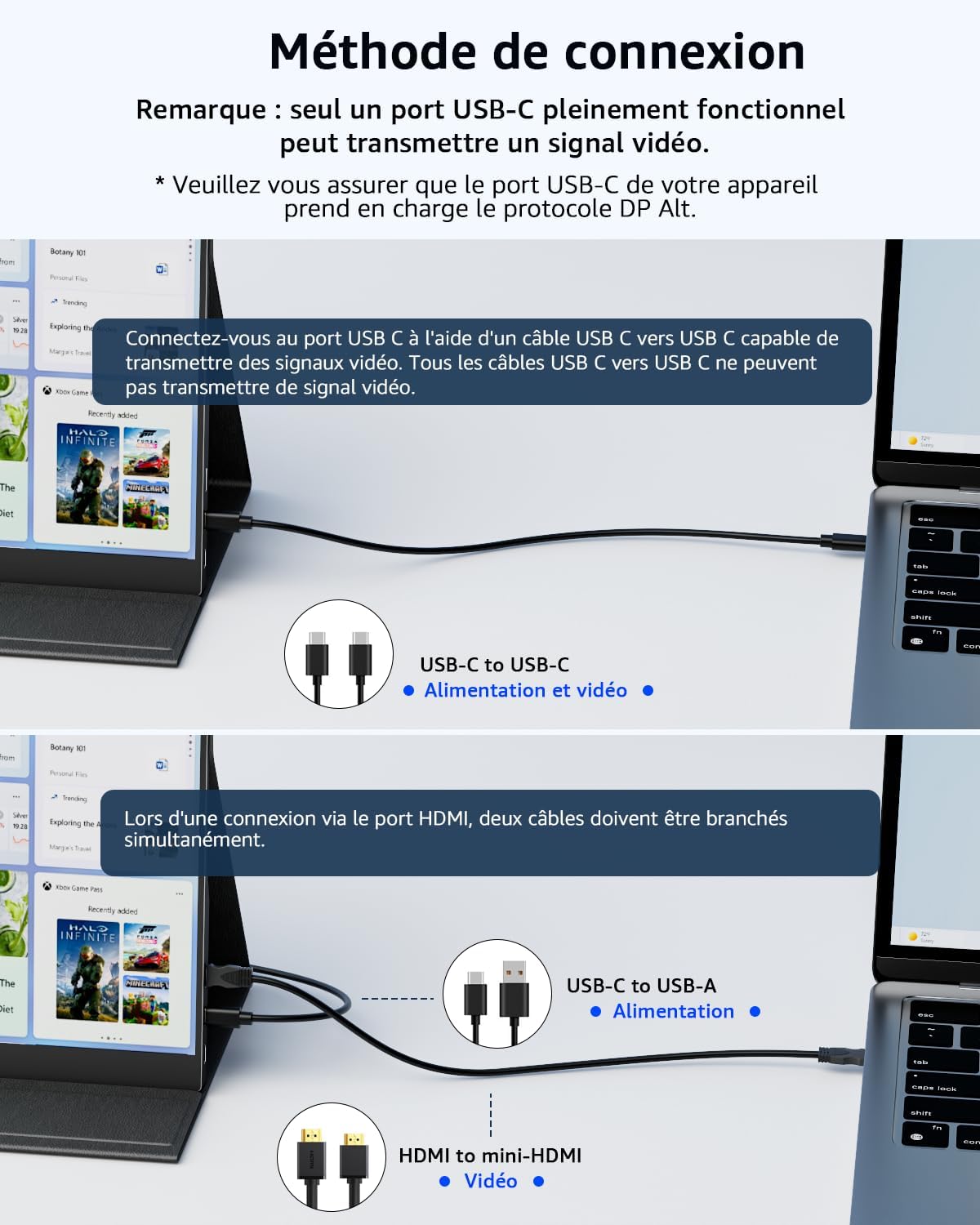 Yodoit - écran portable 15,6