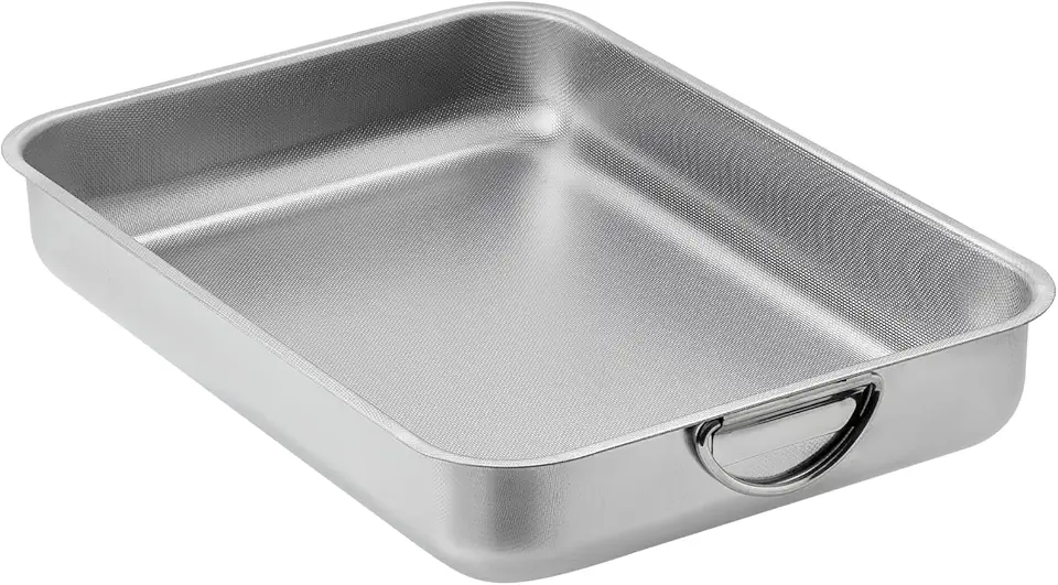 ROSSETTO - Plat à four inox avec poignées 40cm - texture nid d'abeille