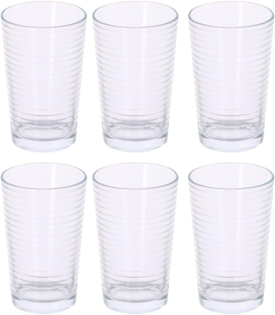Alpina - Verres à eau - 220 ml - lot de 6, lavable au lave-vaisselle