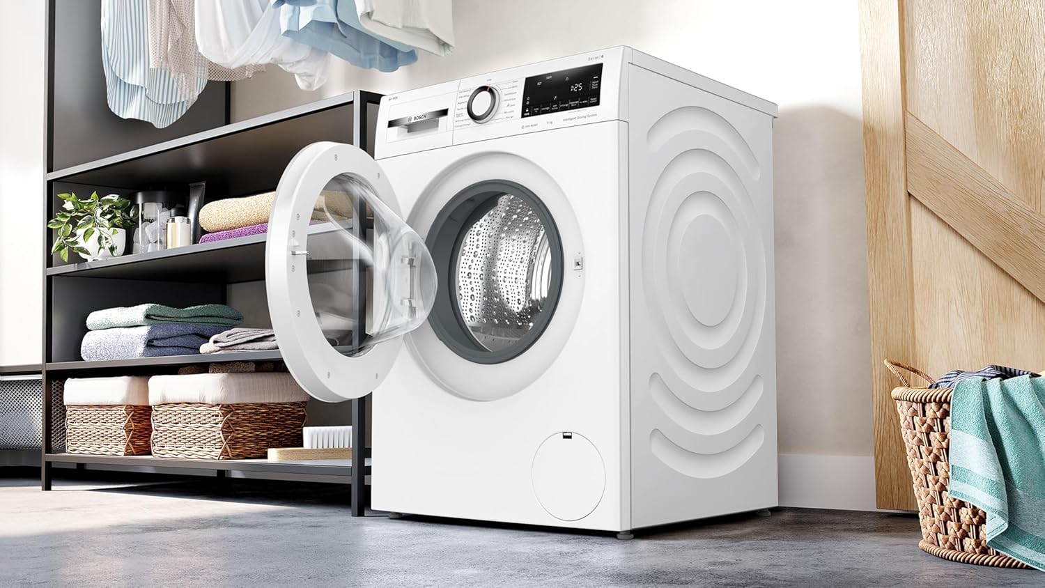 Bosch - Série 6 - lave-linge 9 kg, 1400 trs/min, blanc - WGG244F1FR