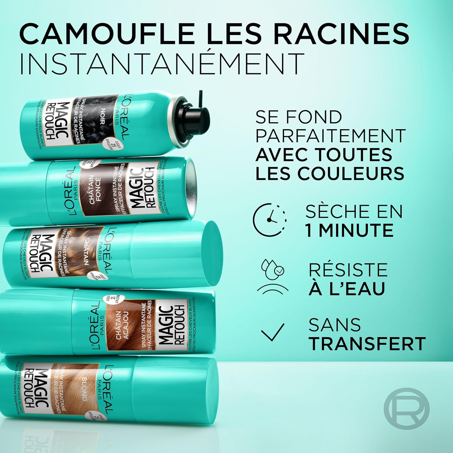 L'Oréal Paris - Magic Retouch - spray 75ml - couvre racines noir