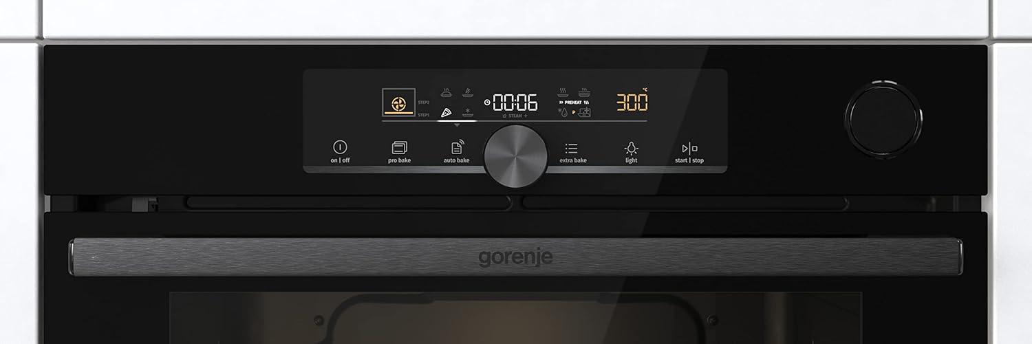 Gorenje - Four OptiBake 77L, pyrolyse, SteamAssist, tactile, BPSA6747