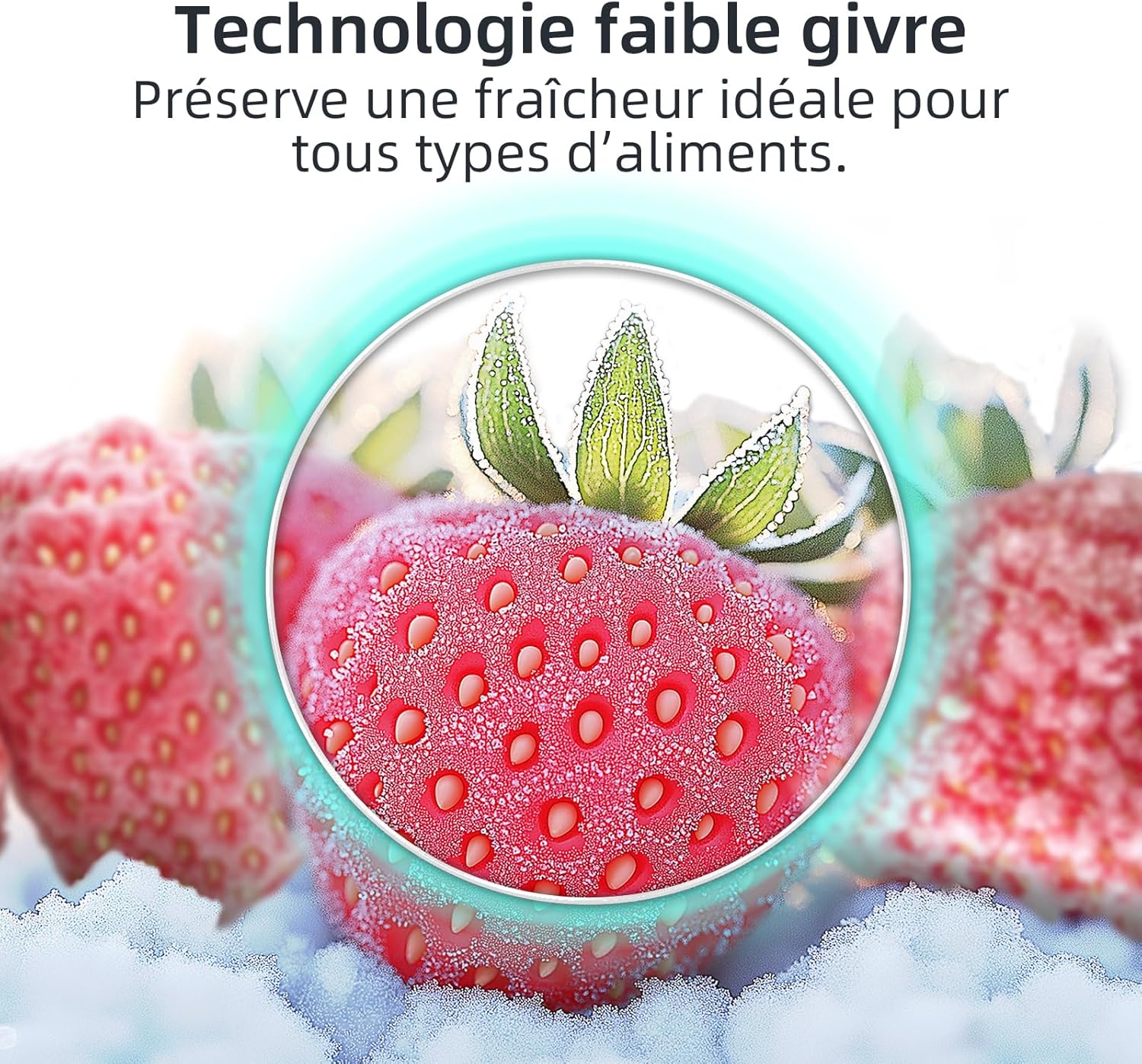 CHIQ - réfrigérateur congélateur 205L, classe E, acier noir, portes réversibles, FBM205L42