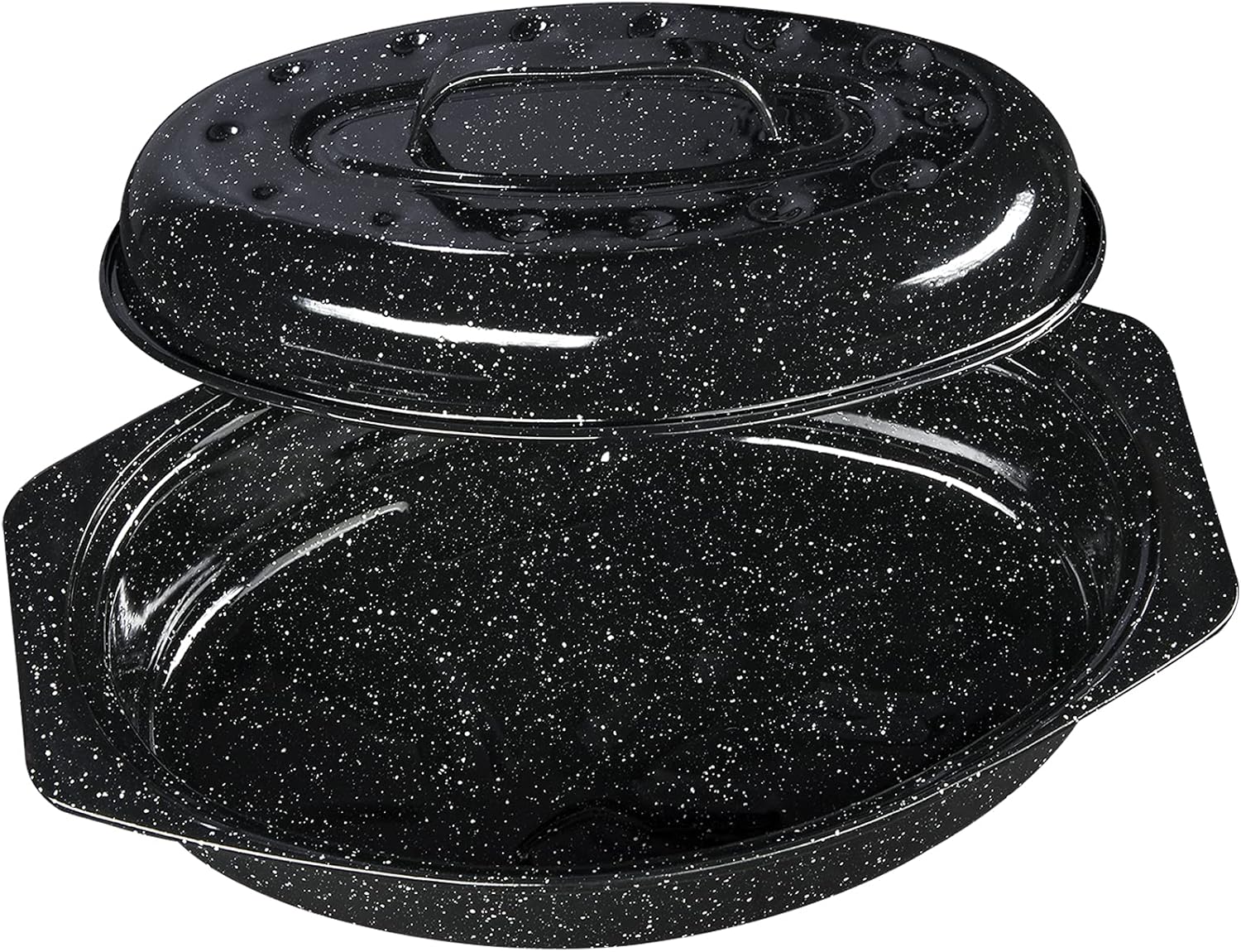 Granite Ware - Roaster 6106 - 33x20x11 cm - Acier carbone noir