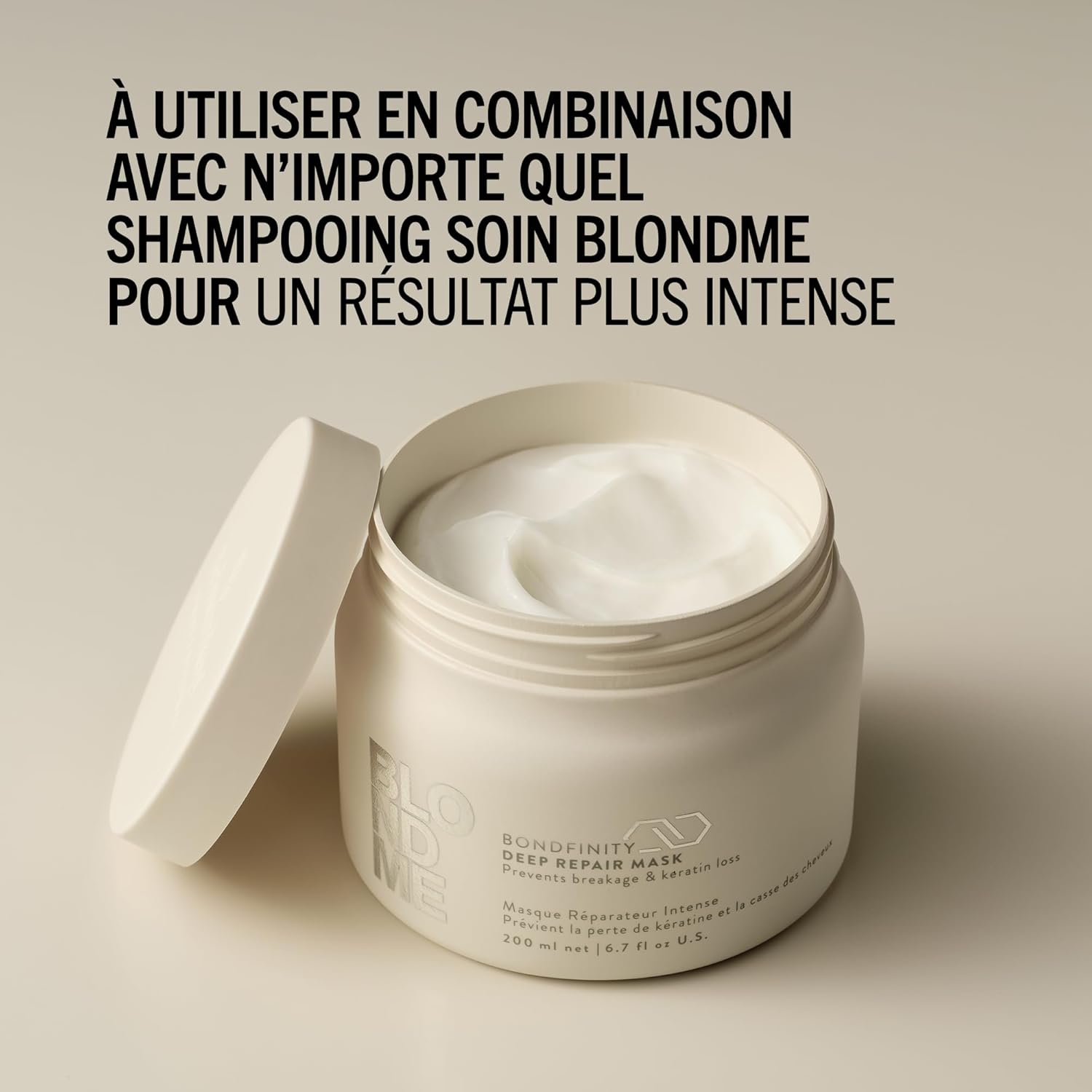 Schwarzkopf - BLONDME Bondfinity - 200ml - masque réparateur, hydratant, protecteur cheveux poreux