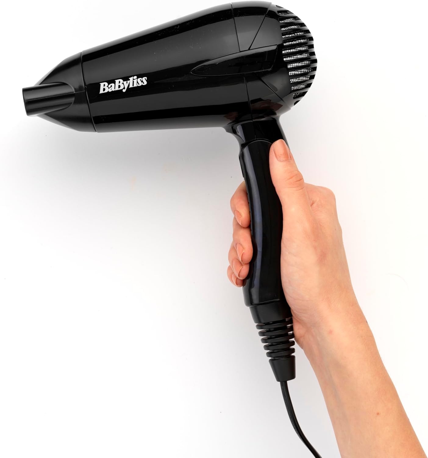BaByliss - sèche-cheveux pliable de voyage - léger 2000W, bi-voltage, 2 vitesses/températures - 5344E