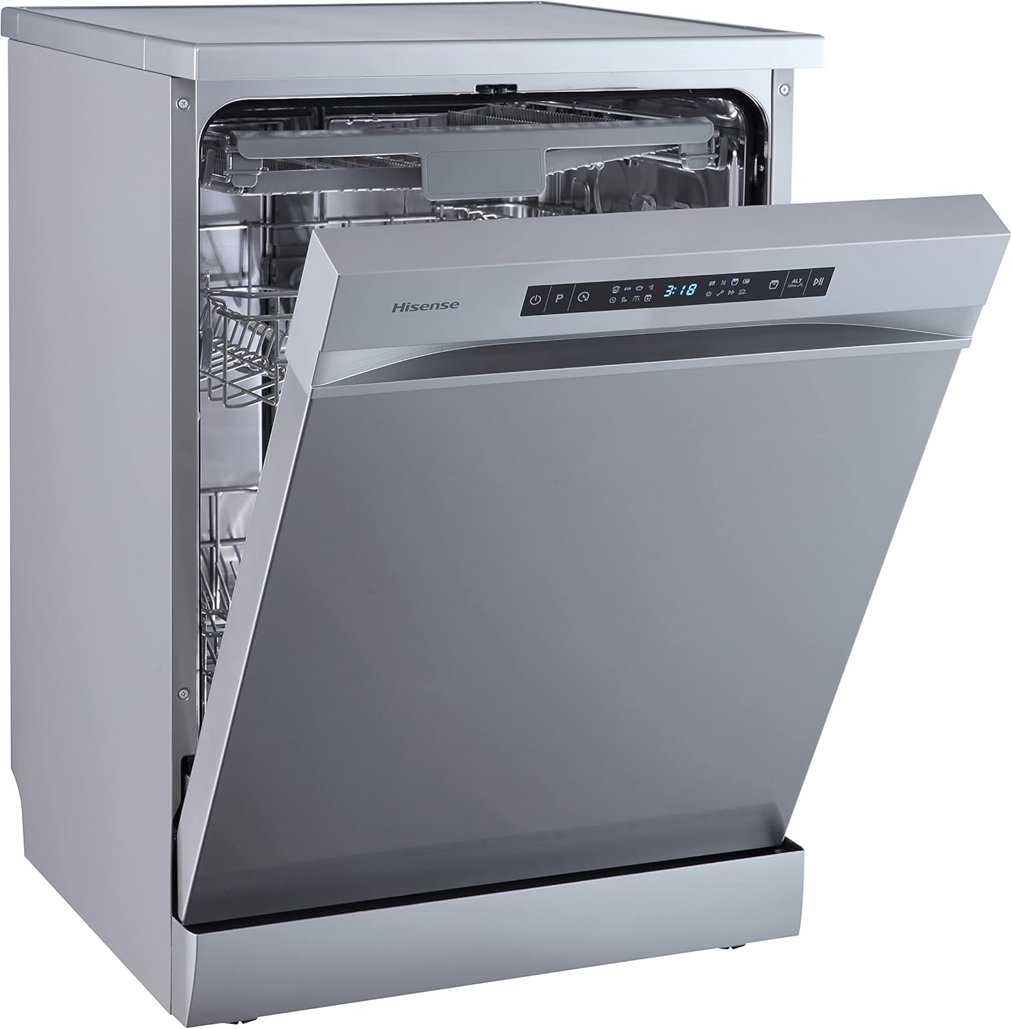 Hisense - Lave-vaisselle 60 cm - 14 couverts, 42 dB, 7 programmes HS643D10X