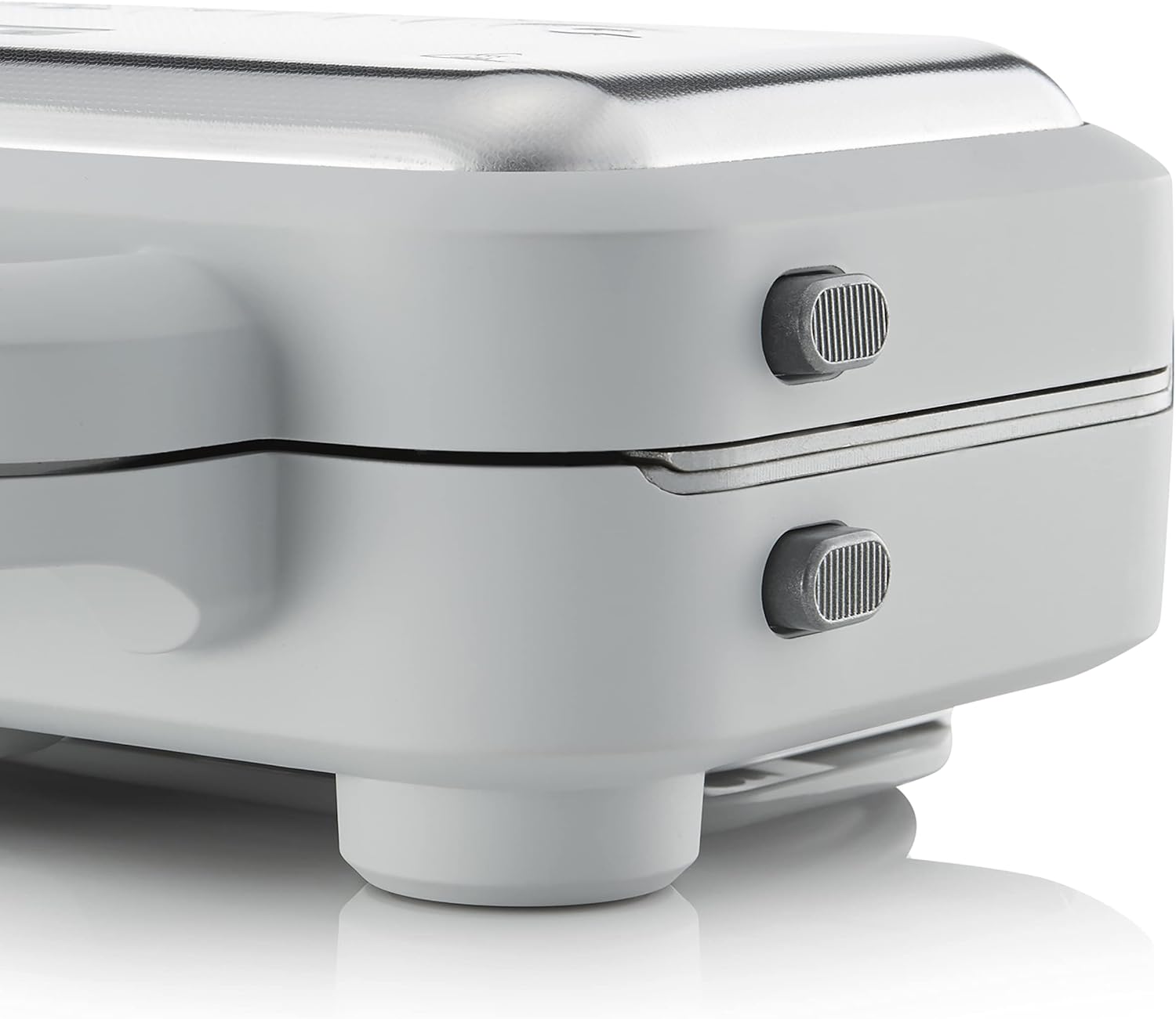 Breville - VST072X gaufrier compact, plaques antiadhésives, gris/argent