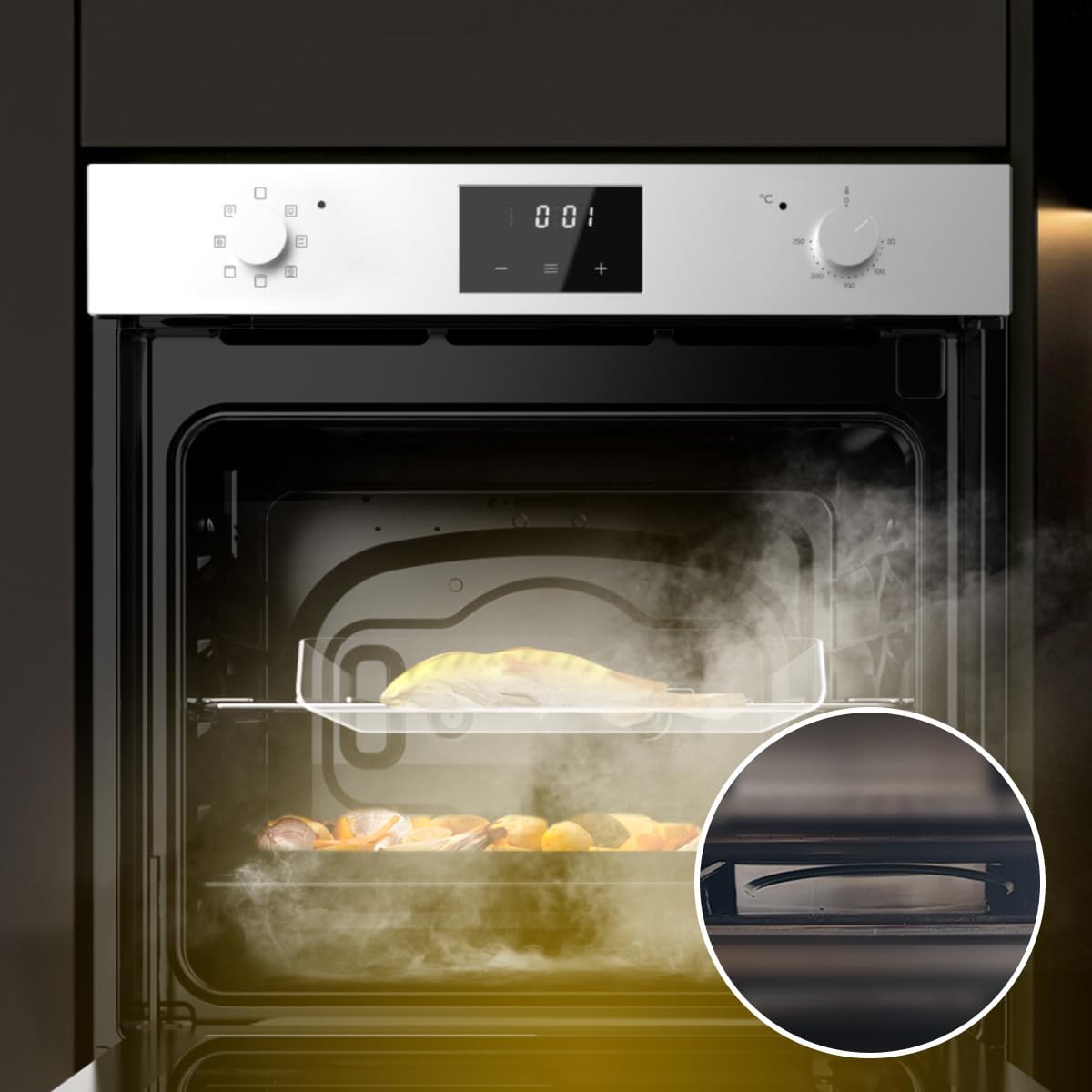 Cecotec - Four intégrable multifonctions 70L, 2800W, 7 modes, classe A, M226001