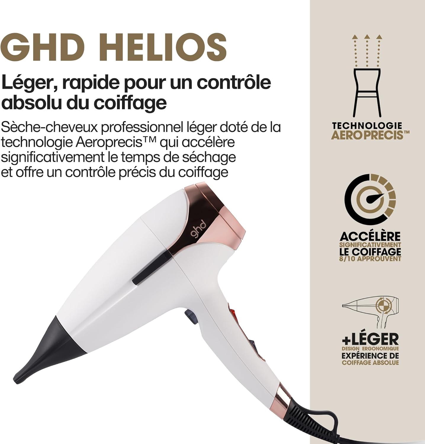 ghd - Helios professionnel - séchage puissant, précis, anti-frisottis