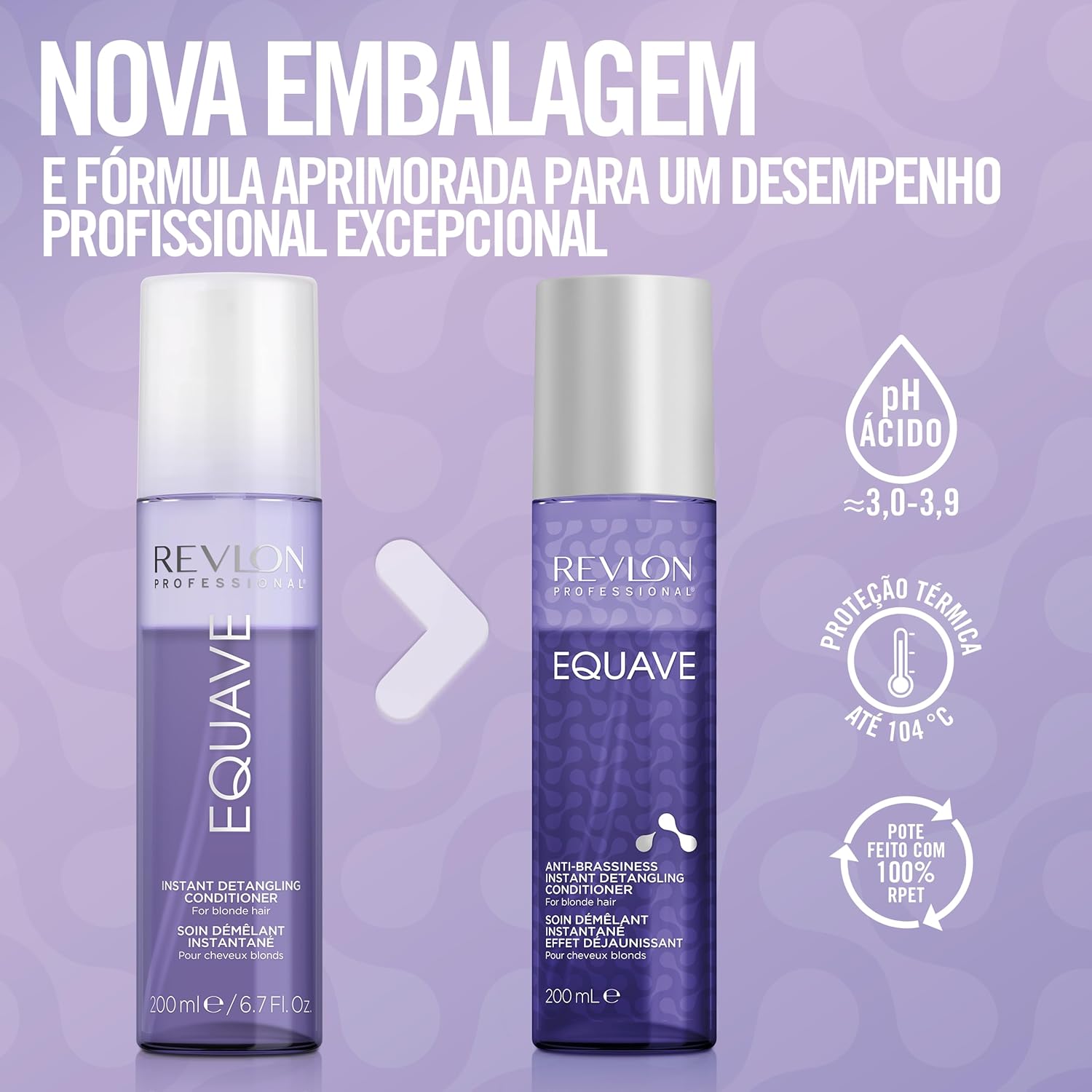 Revlon Professional - Equave Bi-Phase 200ml - Soin anti-reflets jaunes