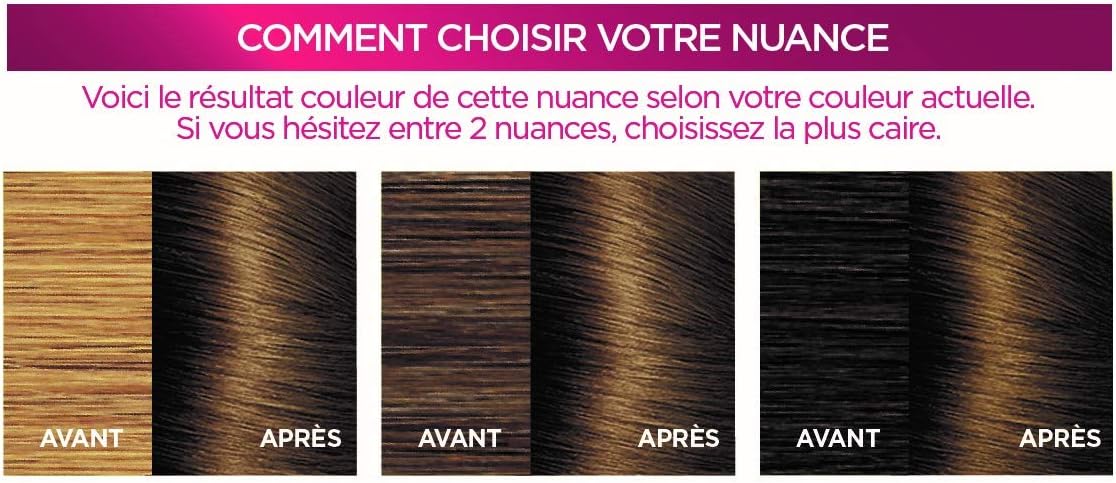 L'Oréal Paris - Excellence Crème coloration châtain doré - 1 unité - kit couvrance cheveux blancs