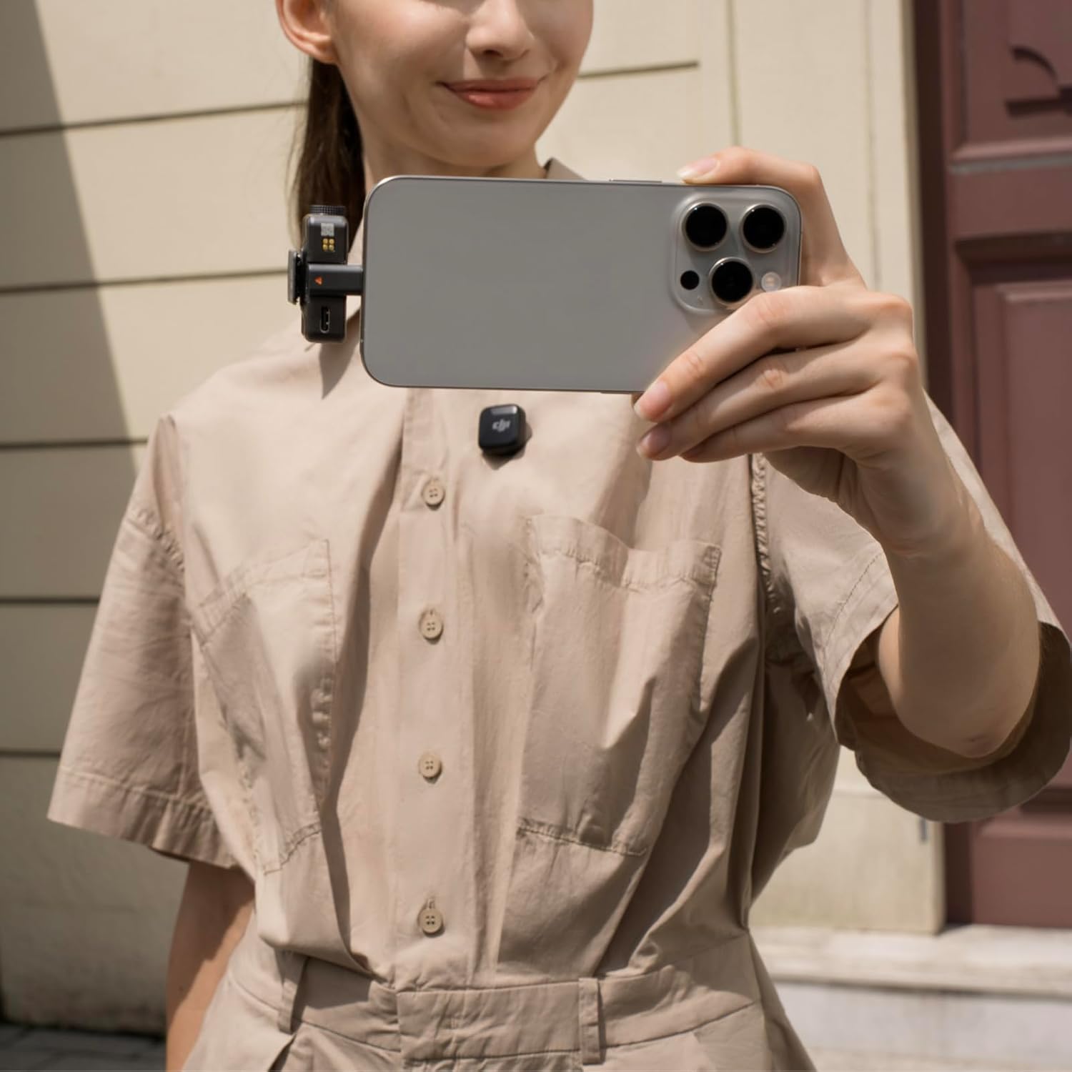 DJI - Mic Mini - ultra-léger sans fil, annulation bruit, portée 400m