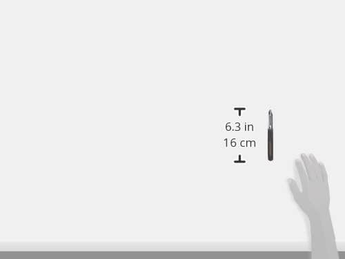 Couteau éplucheur - lame 9cm inox - double tranchant, ambidextre, 01419K