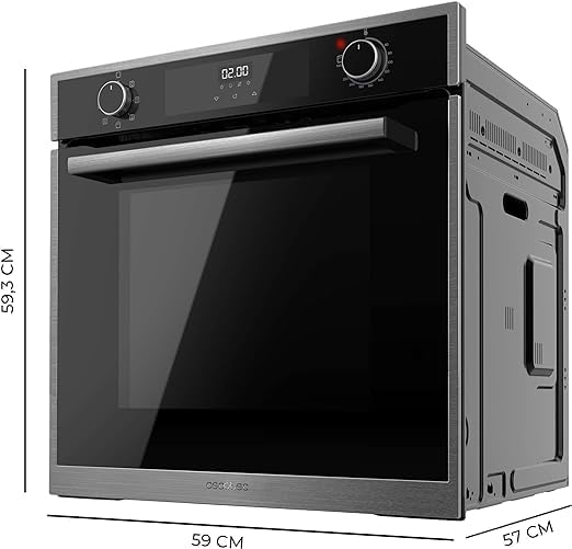 Cecotec - Bolero Hexa Edge A - 60cm - 72L, 2800W, 7 fonctions, vapeur, M226000