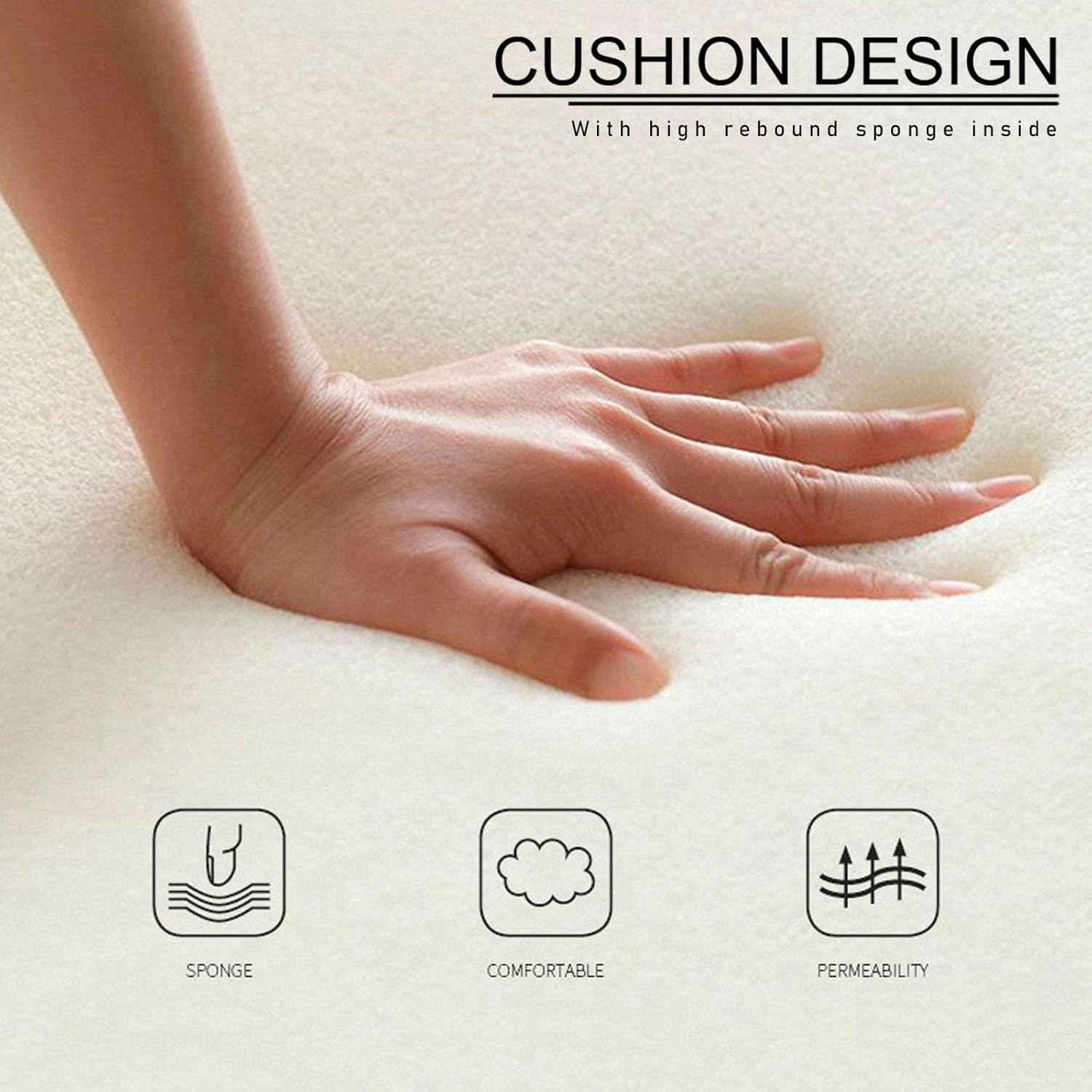 EGGREE - Lot 4 chaises scandinaves - bois hêtre - assise rembourrée