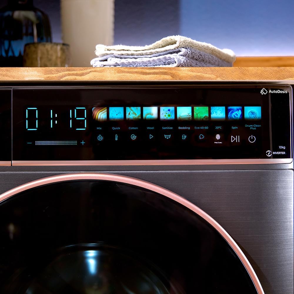 Cecotec - Bolero DressCode série - 10 kg, 1400 tr/min, écran 10,3