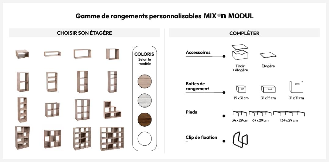 Five - pouf coffre velours beige lin 31x31 cm - assise et rangement