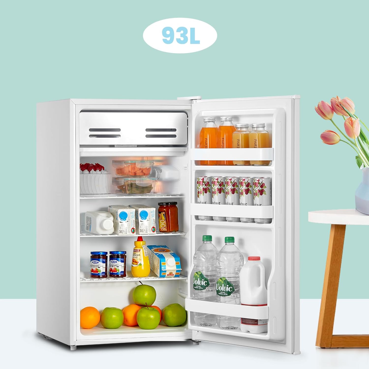 Comfee' - réfrigérateur 93L - contrôle température, silencieux, sous comptoir - RCD93WH2(E)