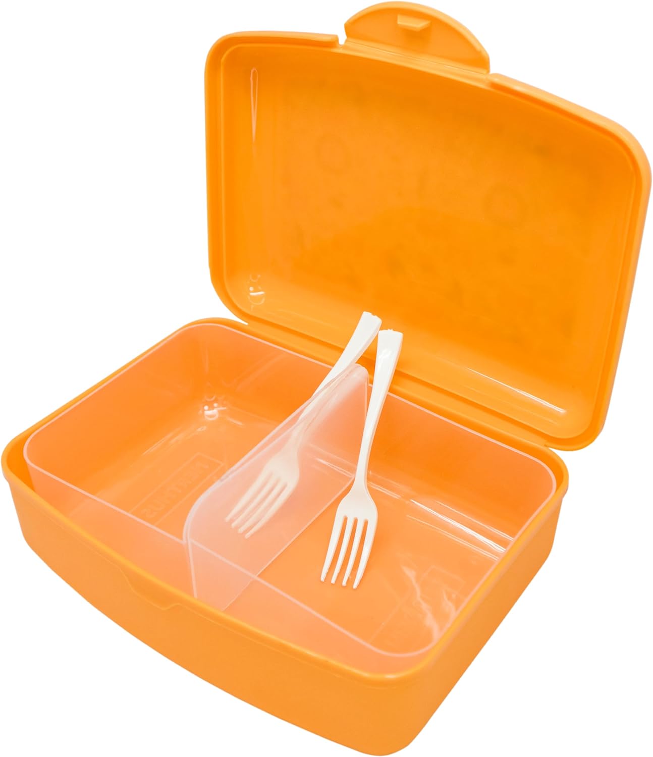 NERTHUS - boîte à déjeuner 2 compartiments avec fourchette, légère FIH 1291