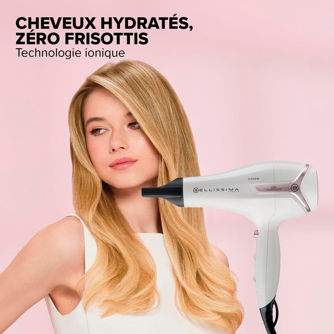 Bellissima - Sèche-cheveux 2300W - Séchage rapide, chaleur maîtrisée