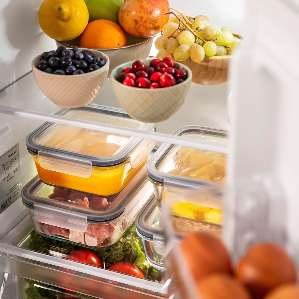 Cecotec - Bolero CoolMarket Combi 117 - 117L, Noire, Fast Freezing, Defrost, classe E