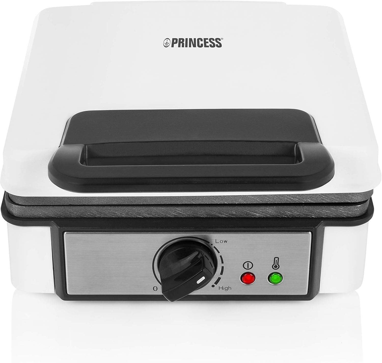 Princess - gaufrier série 132397 - 19,8x19,5cm - 1200W, réglable, antiadhésif 132397