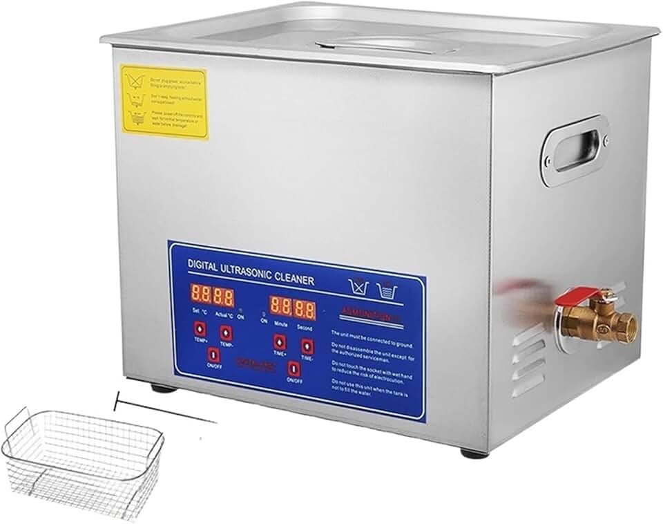 Nettoyeur à ultrasons - 10L, lave-vaisselle portable, gaz liquéfié, nettoyage appareils ménagers