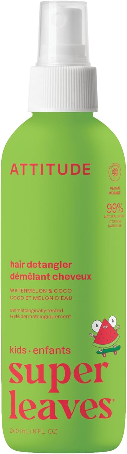 ATTITUDE - Démêlant enfant pastèque coco 240mL - soin végan