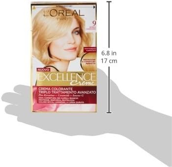 L'Oréal - Excellence N.9 - coloration blond clair - cheveux éclatants
