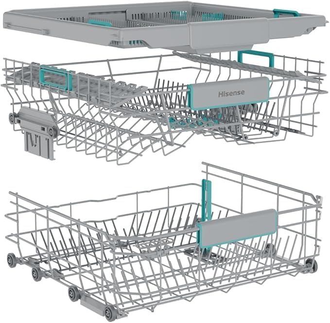 Hisense - lave-vaisselle 16 couverts, 3 paniers, 8 programmes, HV16A