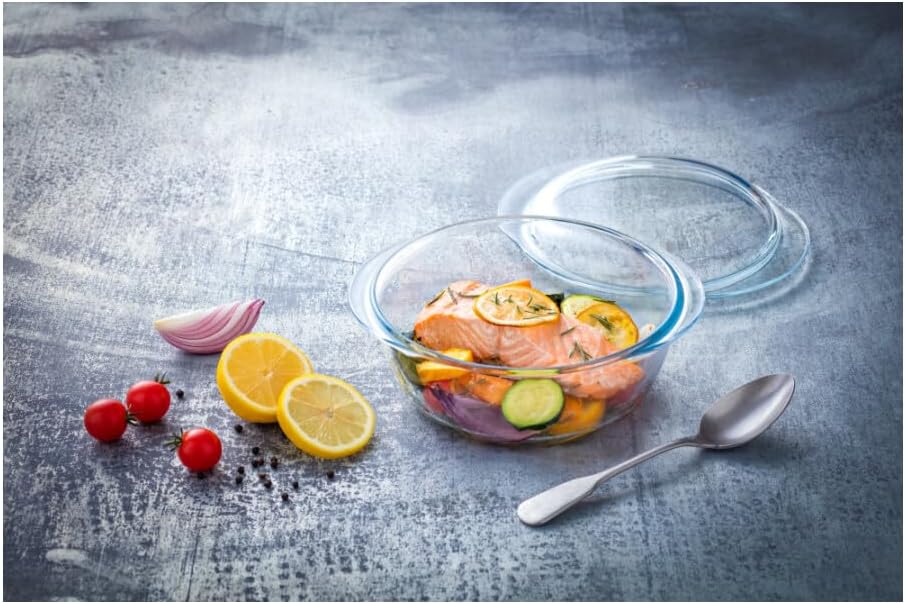 Pyrex - Cocotte Classic - 1,3L - ronde, verre résistant