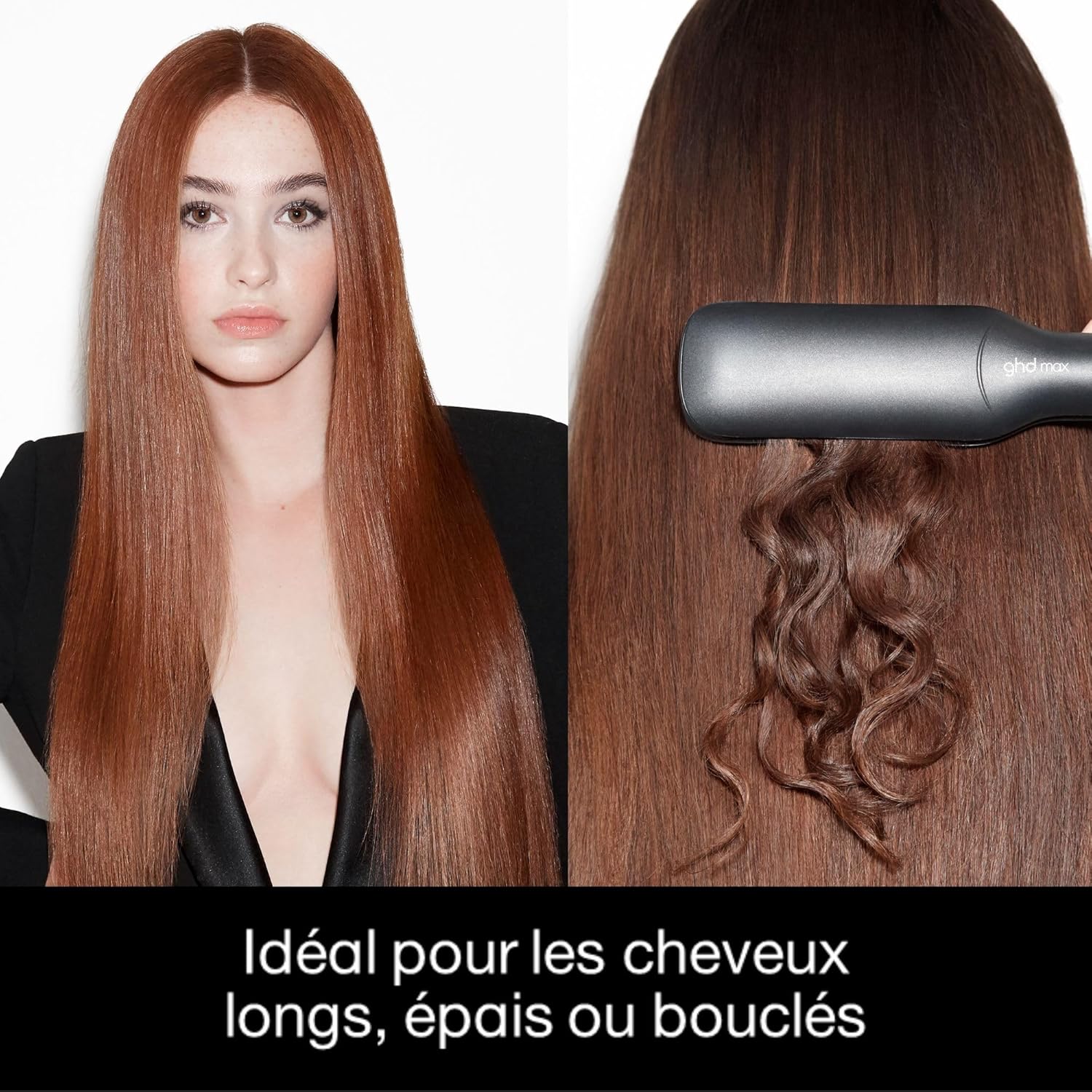 ghd - Max série - plaques larges - Lissage rapide cheveux brillants