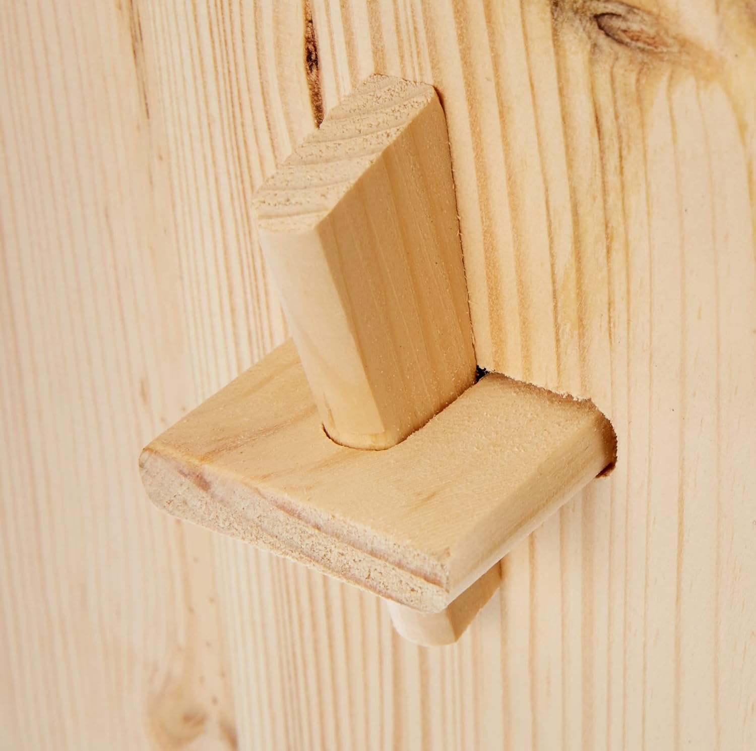 Zeller - repose-pieds bois tendre, 39x19x21 cm, ergonomique