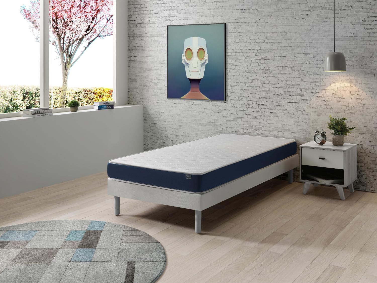 DORMISSIMO - Orion Confort - 80x160 cm - matelas mousse 14 cm, idéal lit enfant