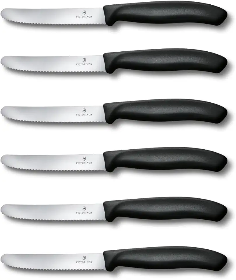 Victorinox - Swiss Classic - 11 cm - Couteau à pain dentelé, set 6 pièces