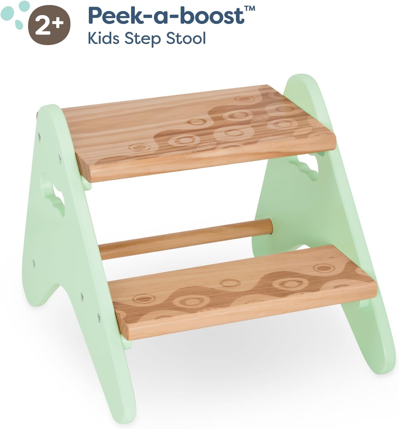 B. toys - Peek-A-Boost - tabouret bois enfant - antidérapant, 2 ans+